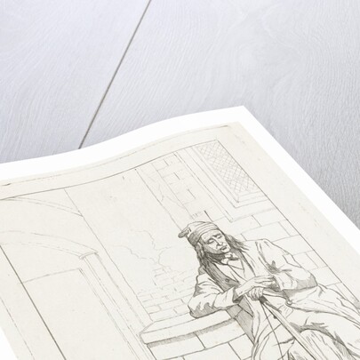 Beggar with dog by Karel Frederik Bombled