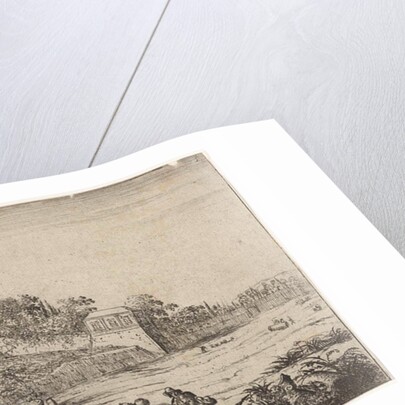 View of a church in Rome by Jan Baptist Weenix