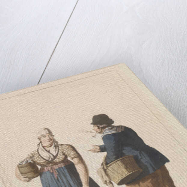 Fishermen from Vlaardingen by Jan Anthonie Langendijk Dzn