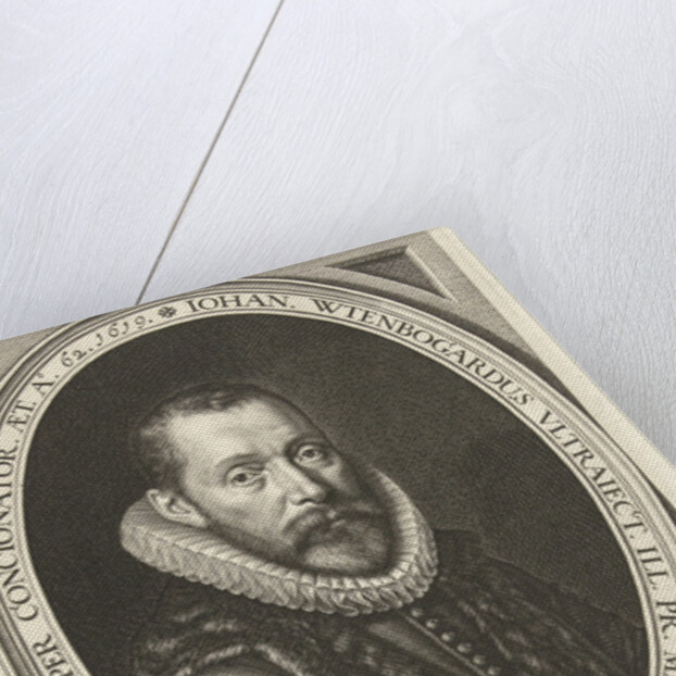 Portrait of Johannes Wtenbogaert at the age of 62 by Willem Jacobsz. Delff