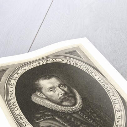 Portrait of Johannes Wtenbogaert at the age of 62 by Willem Jacobsz. Delff