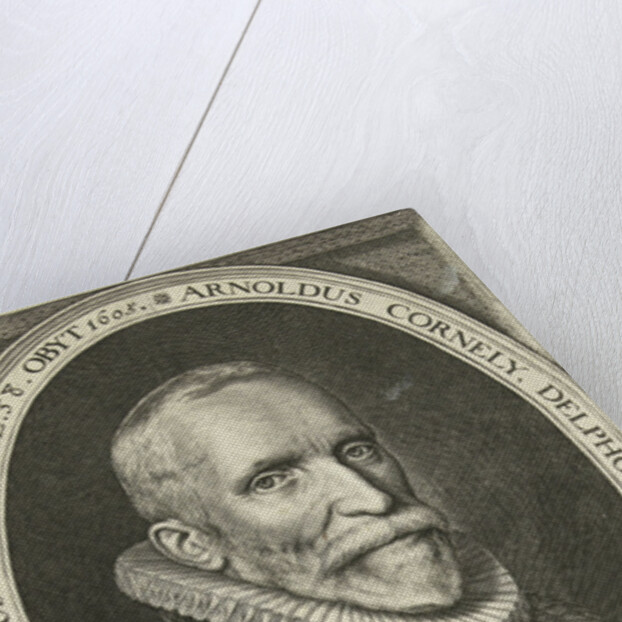 Portrait of Pastor Arnold Cornelisz. Crusius at the age of 58 by Willem Jacobsz. Delff