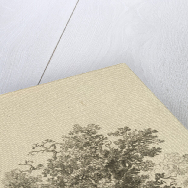 Characters on a forest path by Remigius Adrianus Haanen