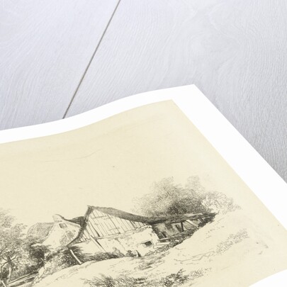 Shed on the waterfront by Remigius Adrianus Haanen