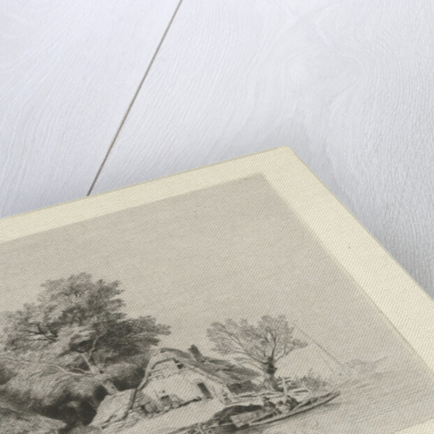 Farm waterfront by Remigius Adrianus Haanen