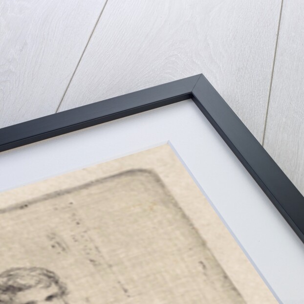 Little boy blowing on a whistle by Theodore Schaepkens