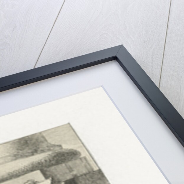 Name Card of Mattheus Ignatius van Bree by Mattheus Ignatius van Bree