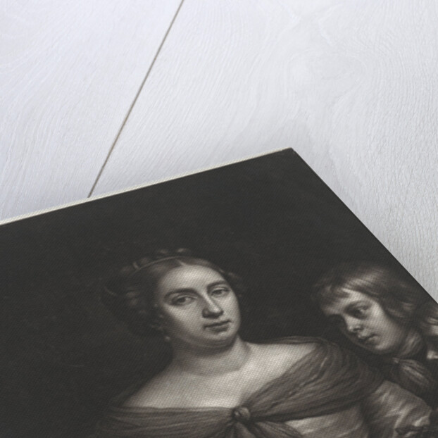 Portrait of a mother with four children by Wallerant Vaillant