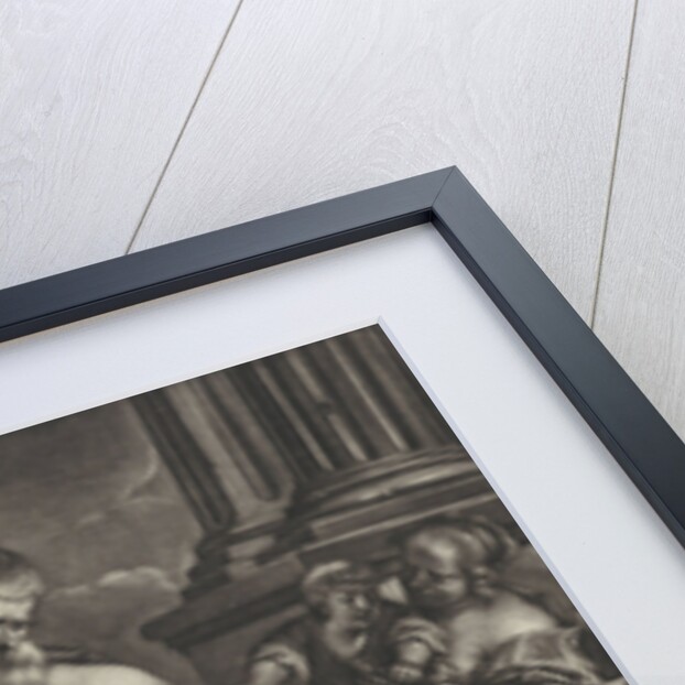 Peter heals a crippled person before the temple by Jan van Somer