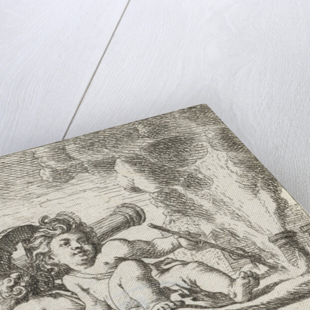 Two kids with guns by Anonymous