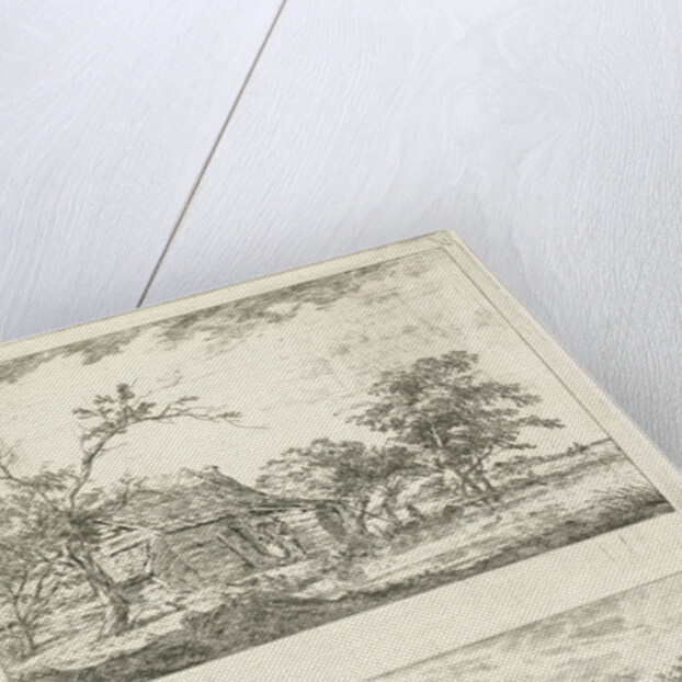 Two landscapes by Hermanus van Brussel