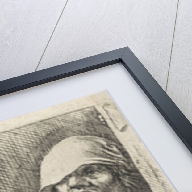 Three farmers at a window by Frans van den Wijngaerde