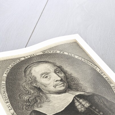 Portrait of Watzo Frans van Cammingha by Frans Hardomans