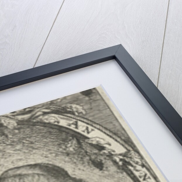 Portrait of Anna Maria van Schurman, Paulus Lesire by Cornelis Boey