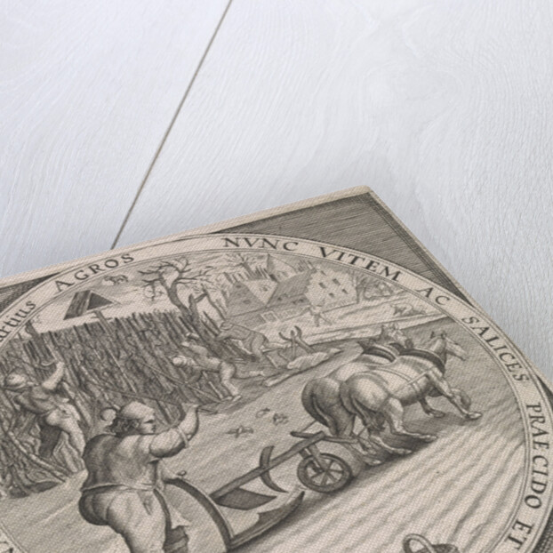 March: plowing by Maerten de Vos