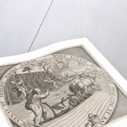 March: plowing by Maerten de Vos