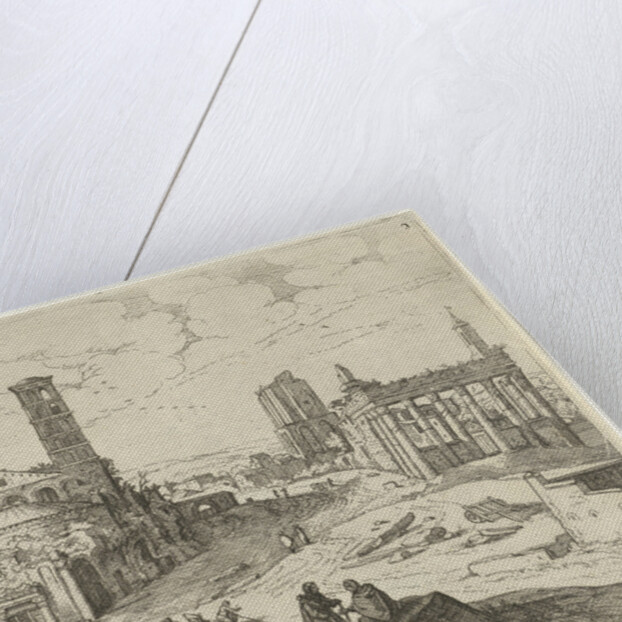 View of the Roman Forum by Willem van Nieulandt II