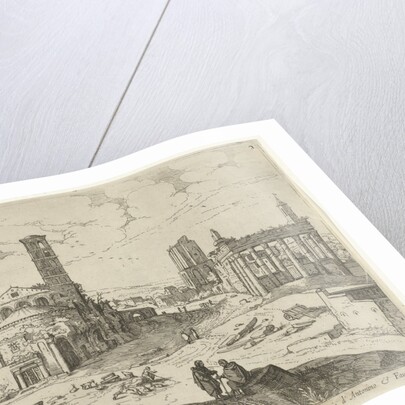 View of the Roman Forum by Willem van Nieulandt II