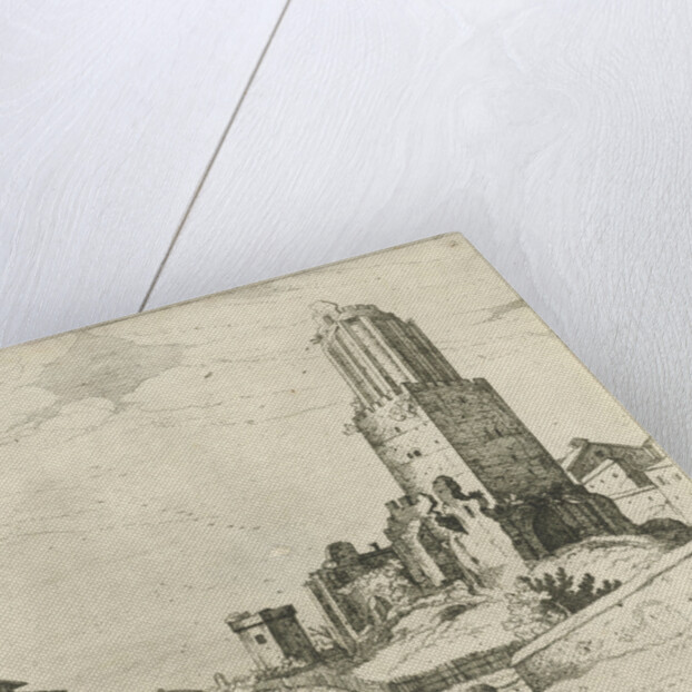 Torre delle Milizie and Pantheon by Willem van Nieulandt II