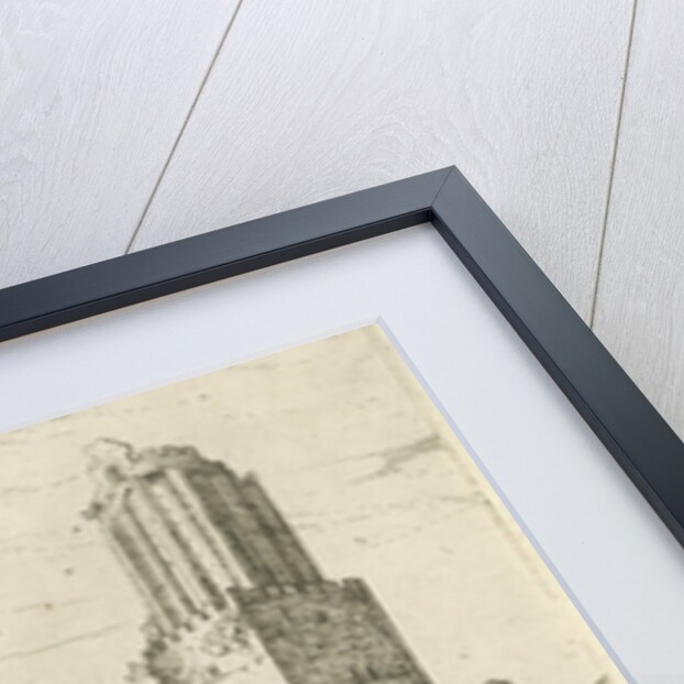 Torre delle Milizie and Pantheon by Willem van Nieulandt II