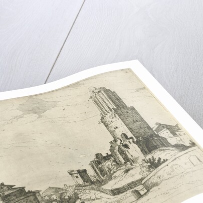 Torre delle Milizie and Pantheon by Willem van Nieulandt II