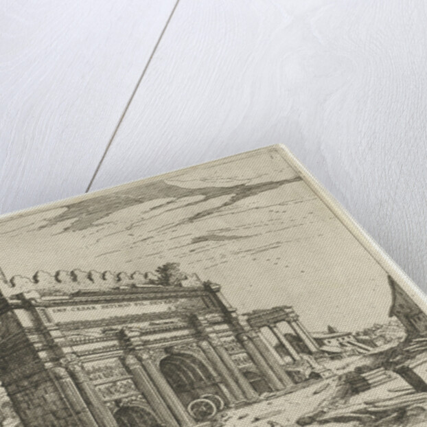 Arch of Septimius Severus and the Capitol by William of Nieulandt II