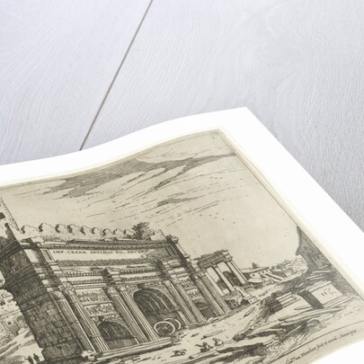 Arch of Septimius Severus and the Capitol by William of Nieulandt II