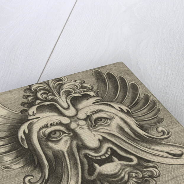 Mask with sagging cheeks by Hans Liefrinck I