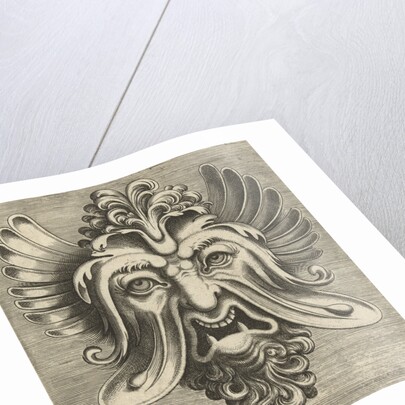 Mask with sagging cheeks by Hans Liefrinck I