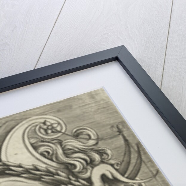 Mask in profile with two horns by Hans Liefrinck II