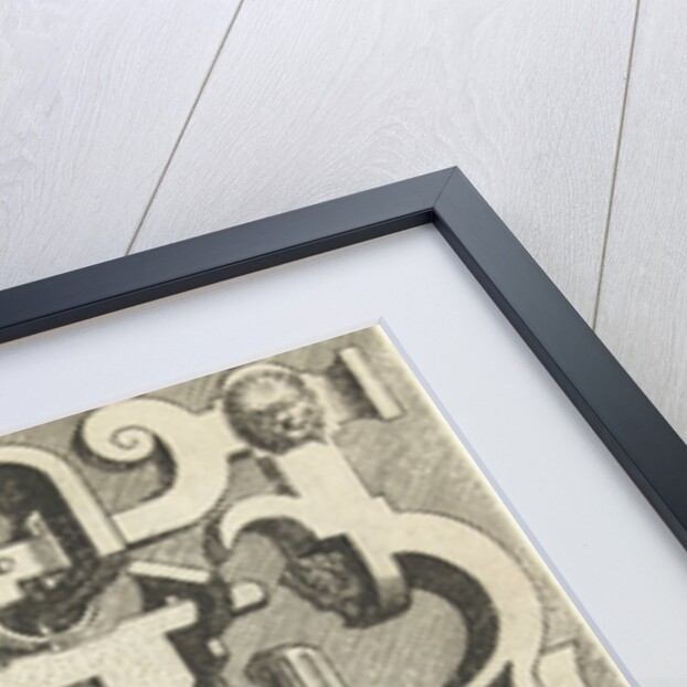 Cartouche with a quote from Cicero by Gerard de Jode