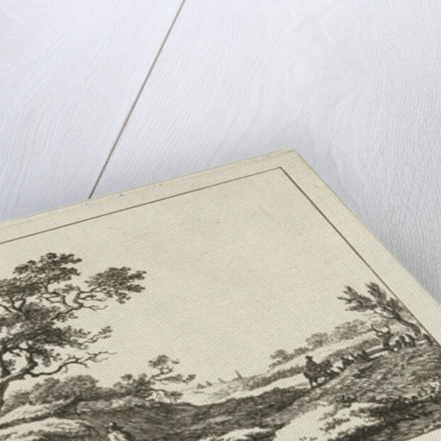 Travelers near water by Carel Lodewijk Hansen