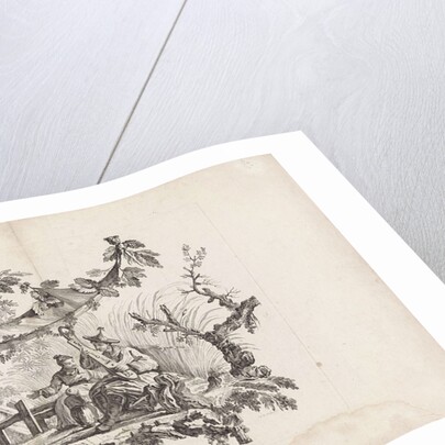 Chinese dwellings and figures. Suite of six prints. I. Pillement inv. F. A. Aveline sc. London by I Pillement, a Paris chez Bashan, France by Jean Baptiste Pillement