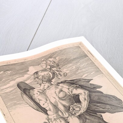 Marcus Valerius Corvus, Keijzer by Hendrick Goltzius