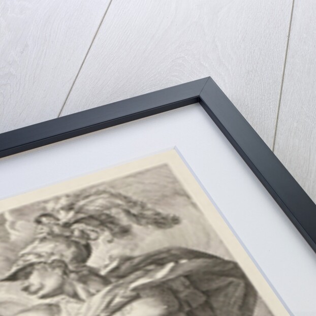 Marcus Curtius on horseback by Hendrick Goltzius