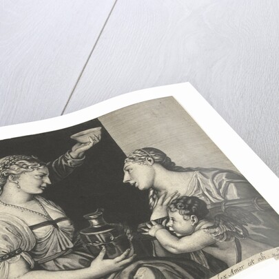 Two lovers with Cupid and Venus by Titiaan