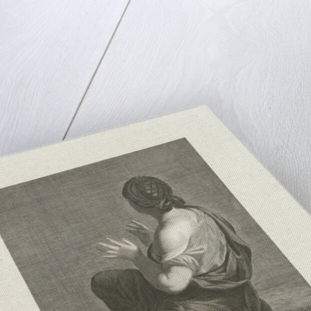 Seated woman by Albert Flamen