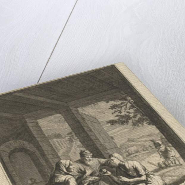 Feeding the hungry by Gerrit de Broen Sr.