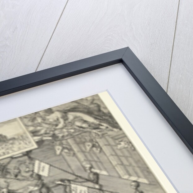 Israelites cross the Jordan by Theatrum anatomicum van Leidse Academie