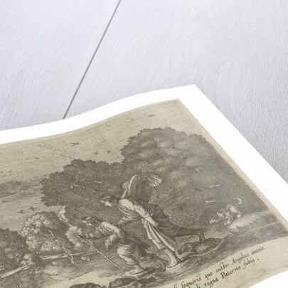 Tobias and the Angel in a river by Anonymous