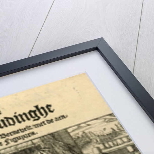 Title print of the pamphlet in 1618, entitled Wonderlijcke School houdinghe Mr by Anonymous