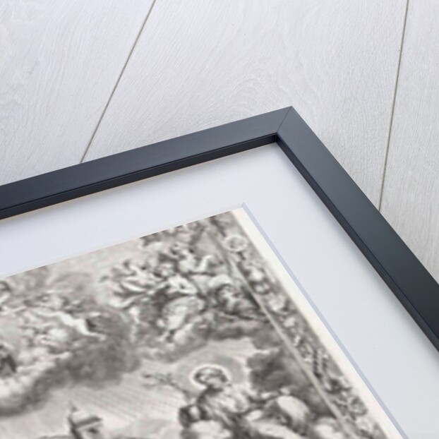 Allegory of the interior of the Pantheon in Rome, Italy, as a Christian church by Pope Boniface IV, Gommarus Wouters by Reverenda Camera Apostolica Roma