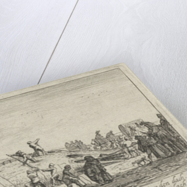 Whale stranded in Noordwijk, The Netherlands 1629 by Anonymous