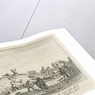 Whale stranded in Noordwijk, The Netherlands 1629 by Anonymous