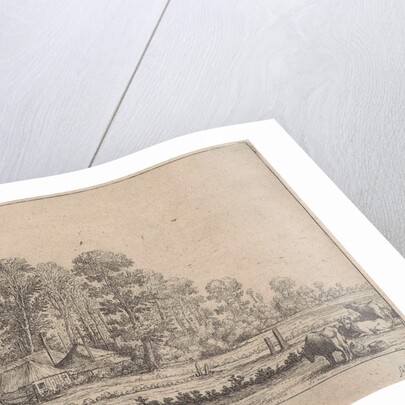 Farm with milkmaid by Herman Saftleven