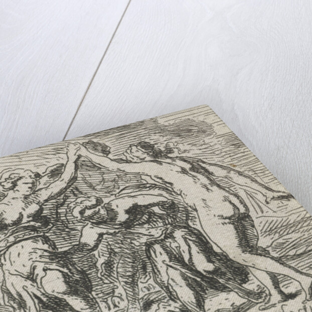 Dancing women and Amor by Catharina Questiers