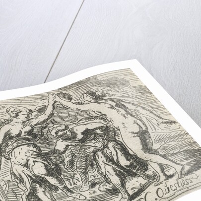 Dancing women and Amor by Catharina Questiers