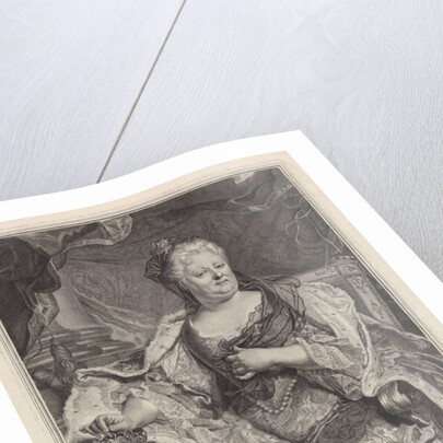 Portrait of Elizabeth Charlotte of the Palatinate, Duchess of Orleans by Louise Magdeleine Horthemels