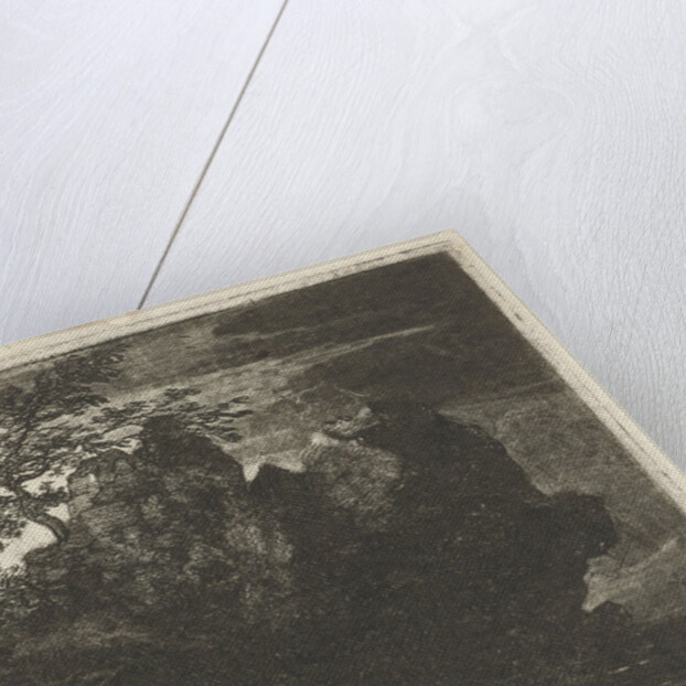 Big rocks in river by Allaert van Everdingen