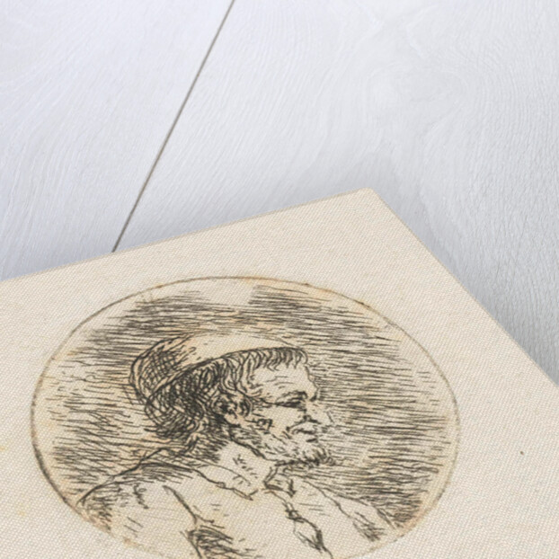 Bust of an unknown man by Christina Chalon